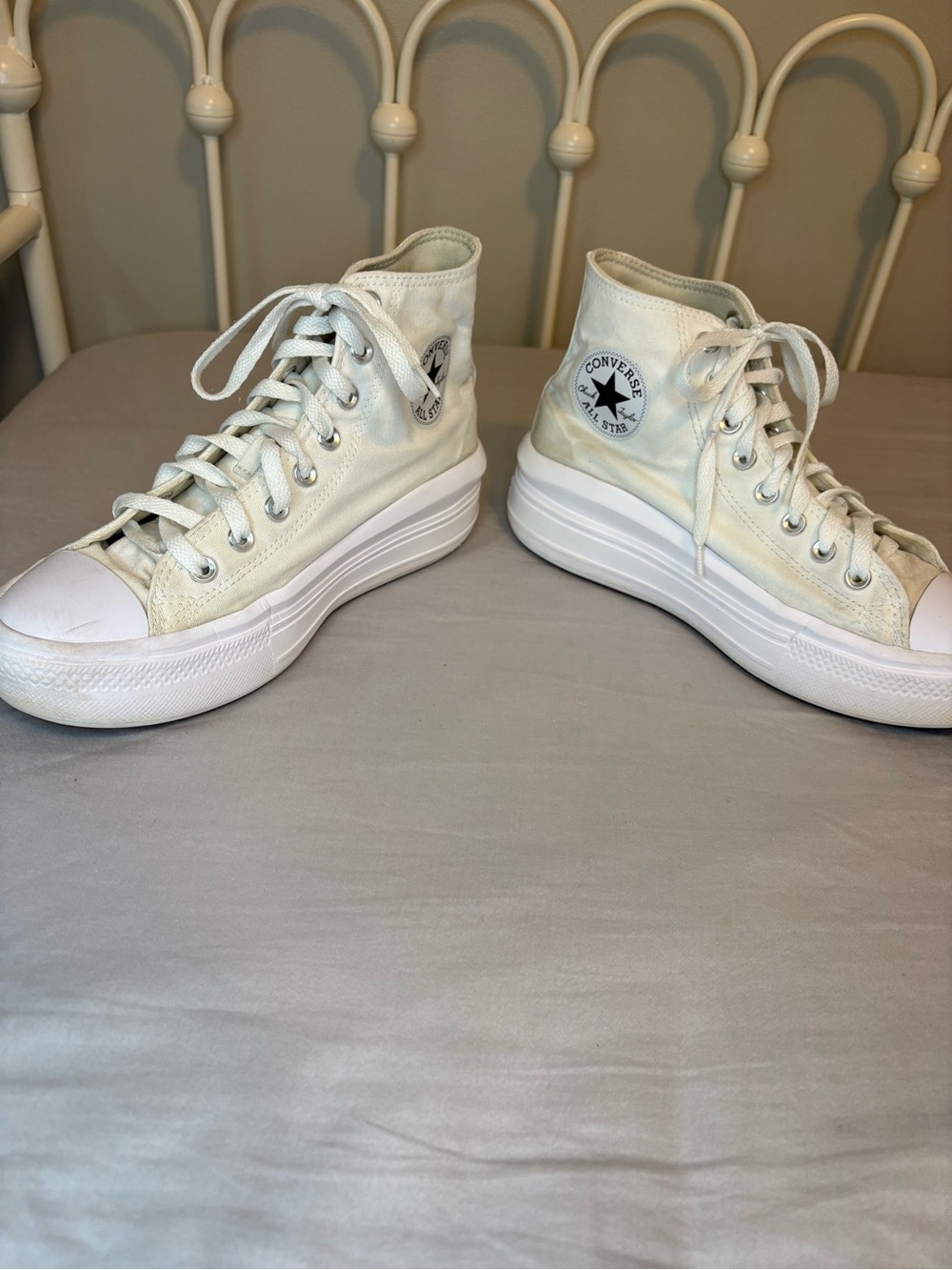 Converse Chuck Taylor Move Platform High Top Sneakers White Women’s 9 - Picture 12 of 12